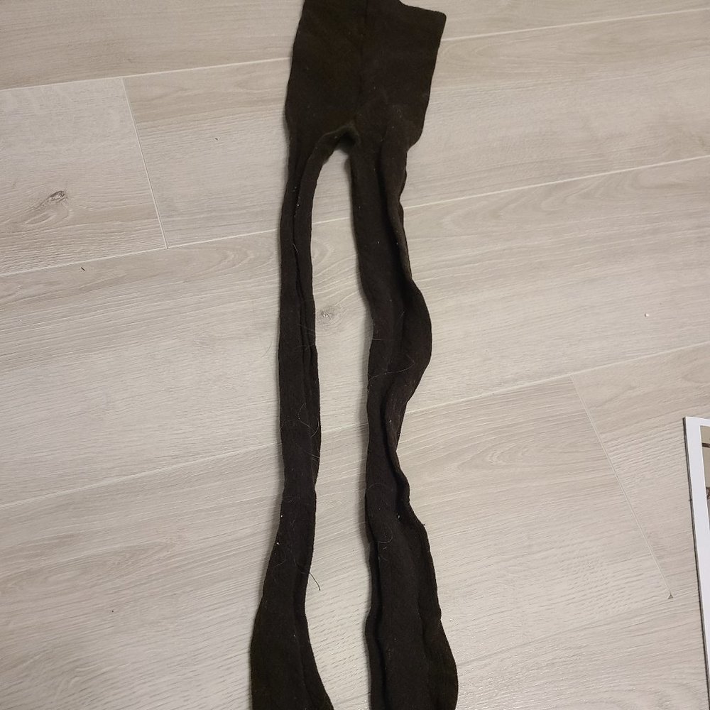 Textured sweater-like leggings